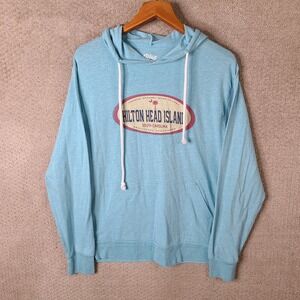 Blue 84 Hoodie Womens M Blue Hilton Head‎ Island South Carolina Pullover